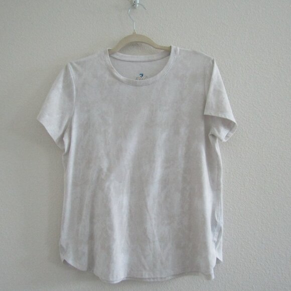 Kuhl Women's KONSTANCE Tee Large White Cream Outdoors UPF 50 Sporty - Picture 2 of 12